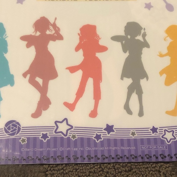 Rinko Shirokane - BanG Dream! Idol Anime - Clear / Plastic File Folder / Holder - Picture 6 of 8
